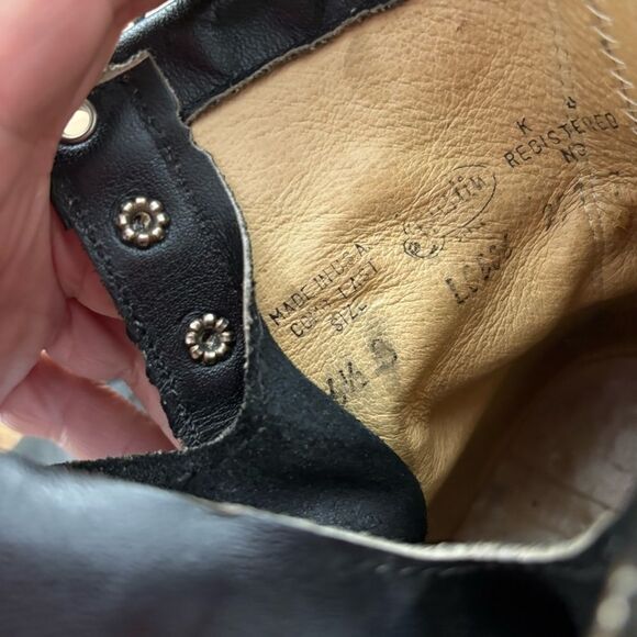 Vintage Justin Western Roper lace up Kiltie prairie boots 6.5 B - Picture 4 of 8